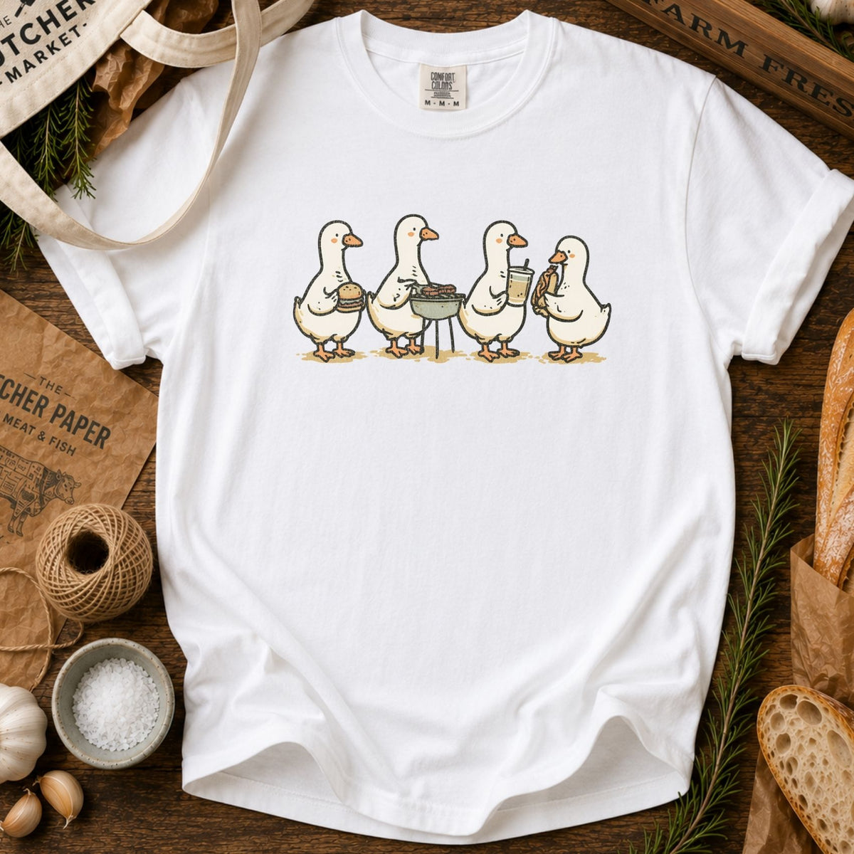 Backyard Geese Party T-shirt