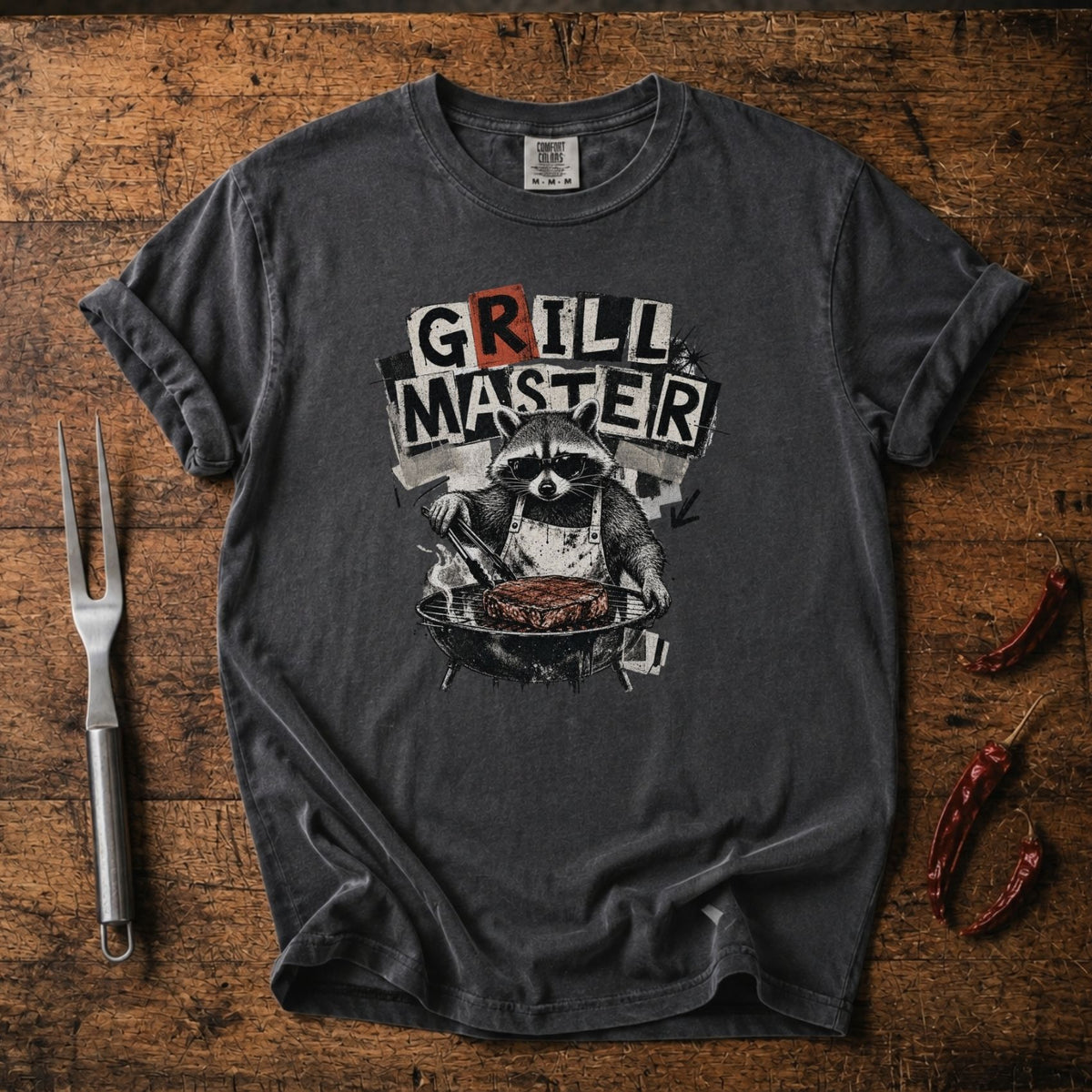 Raccoon Grill Master T-shirt