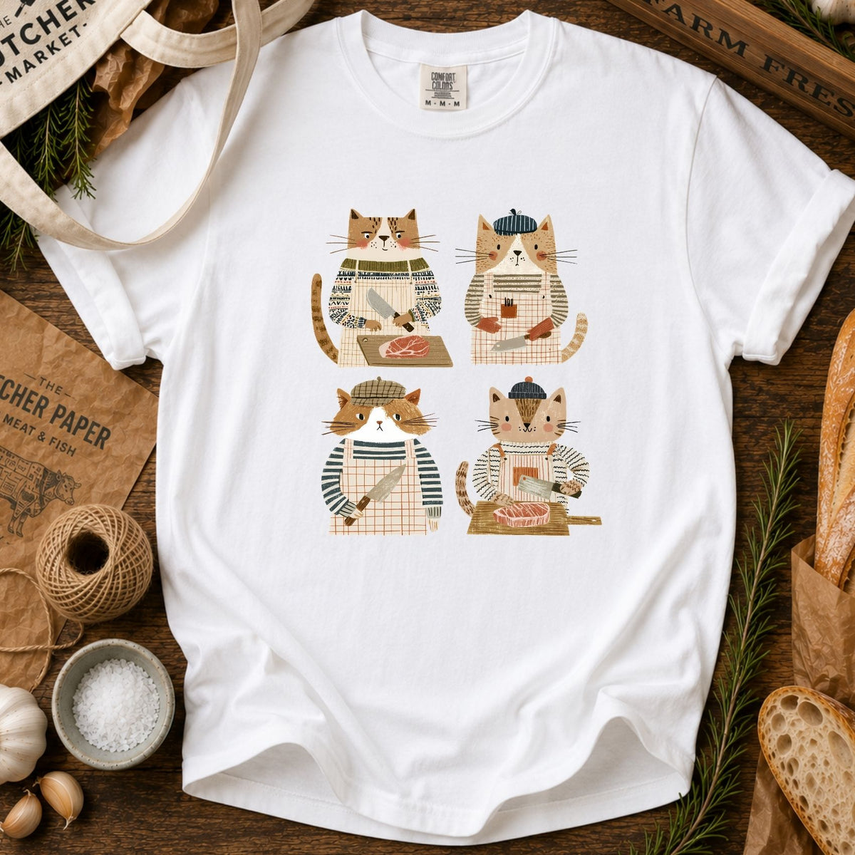 Butcher Cats T-shirt