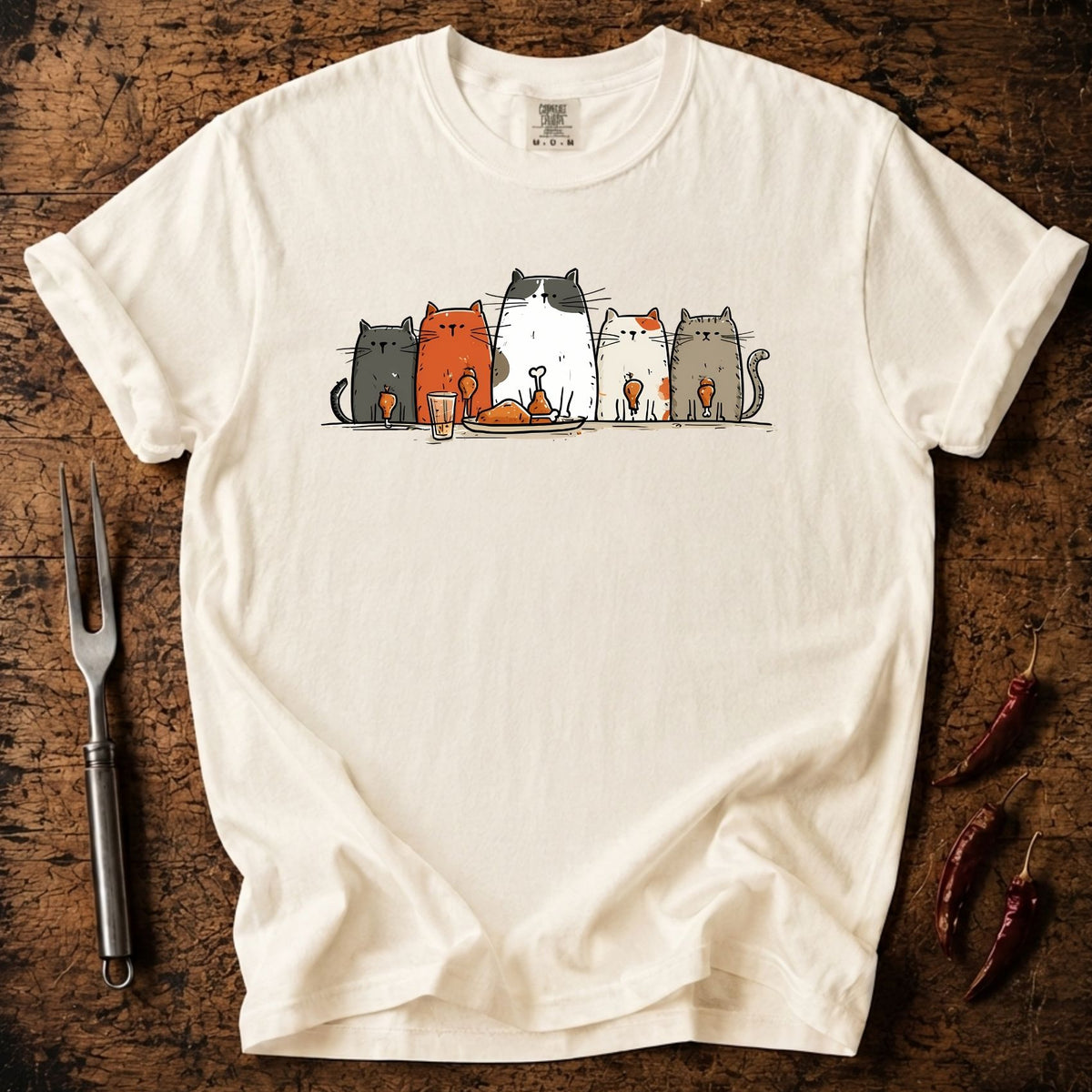 Cat Dinner T-shirt
