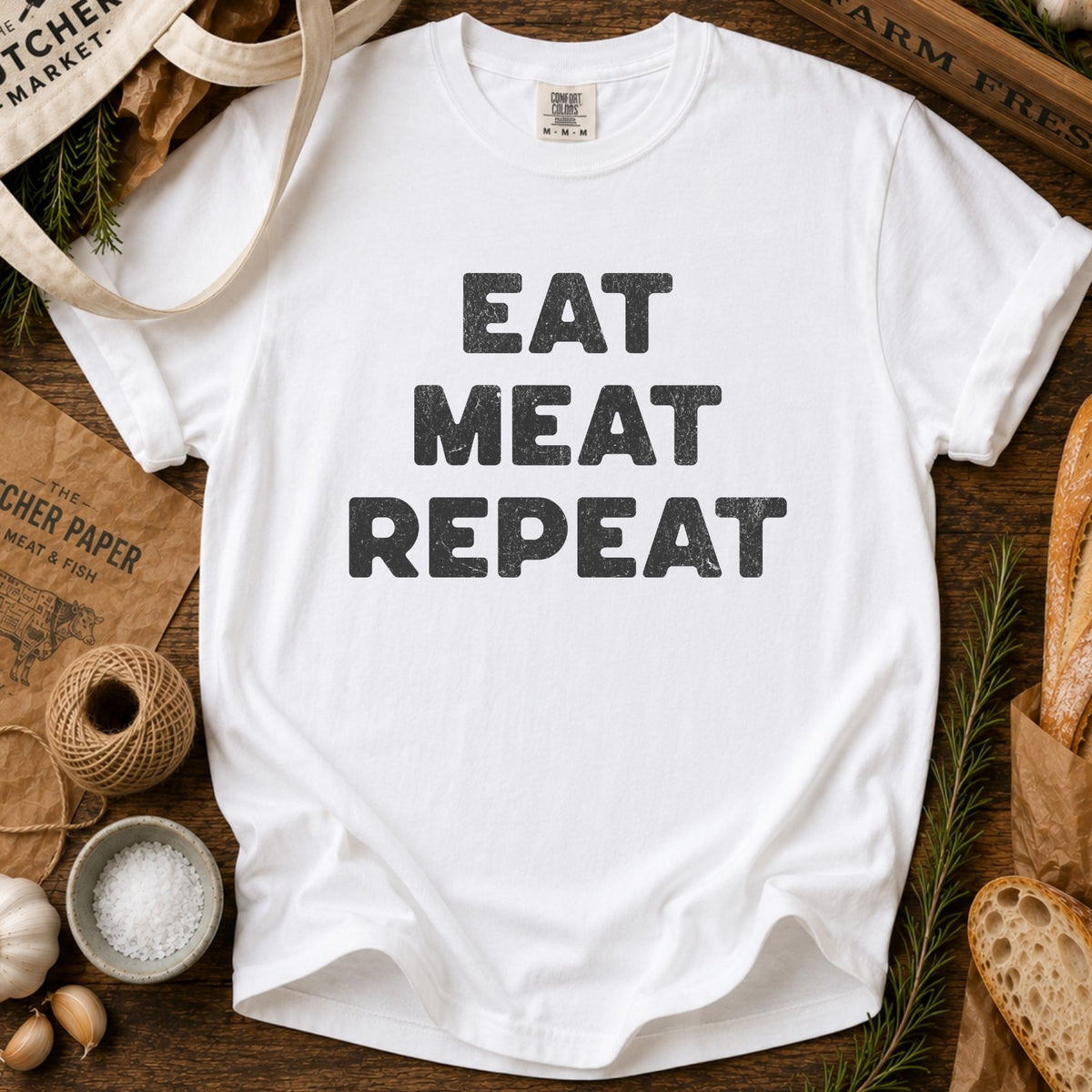 Eat Meat Repeat T-shirt