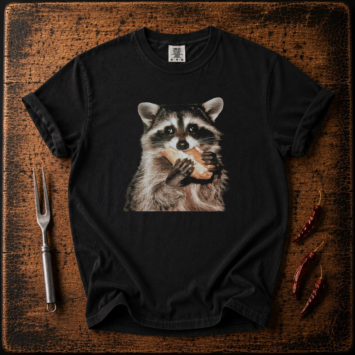 Raccoon Snacking T-shirt