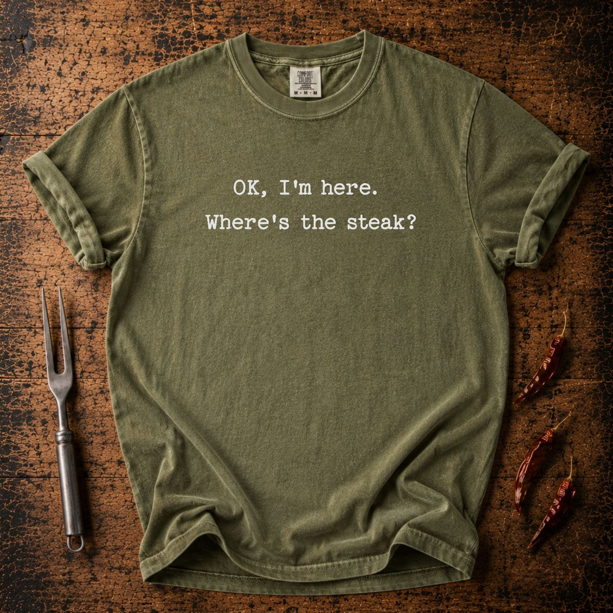 Where's Steak T-shirt